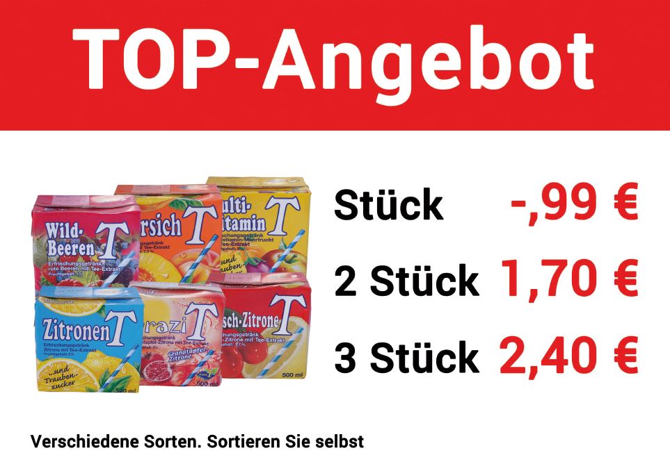 AVIA Horb - Angebot Eistee